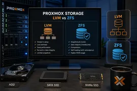 Understanding Proxmox Storage: LVM vs ZFS explained