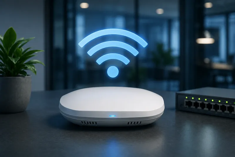 Visualisierung von WLAN-Problemen durch Airtime, Jitter und viele verbundene Geräte