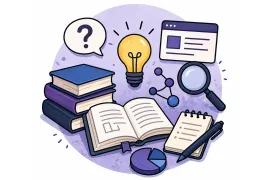 Illustration for the Knowledge category with technical context and background concepts.